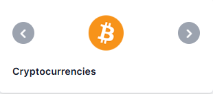 入金方法から「Cryptocurrencies」を選択する