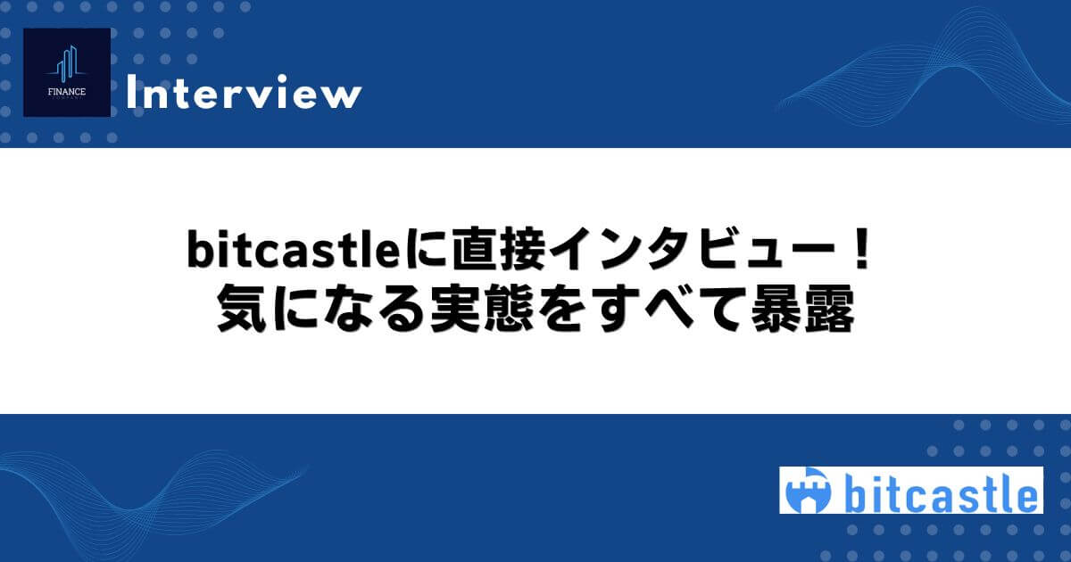 bitcastleに直接インタビュー！気になる実態をすべて暴露