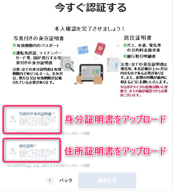 本人確認を行う