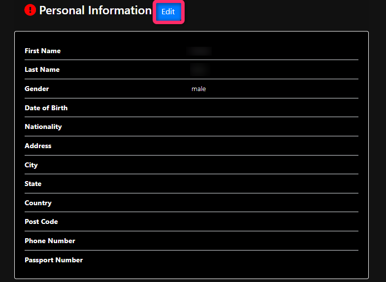 BXONEのマイページにログインする