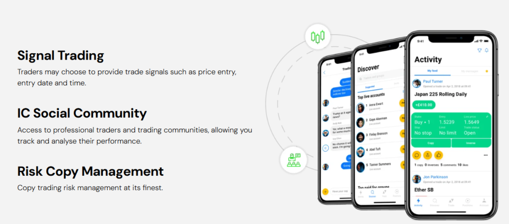 コピートレード専用のスマホアプリが利用できる